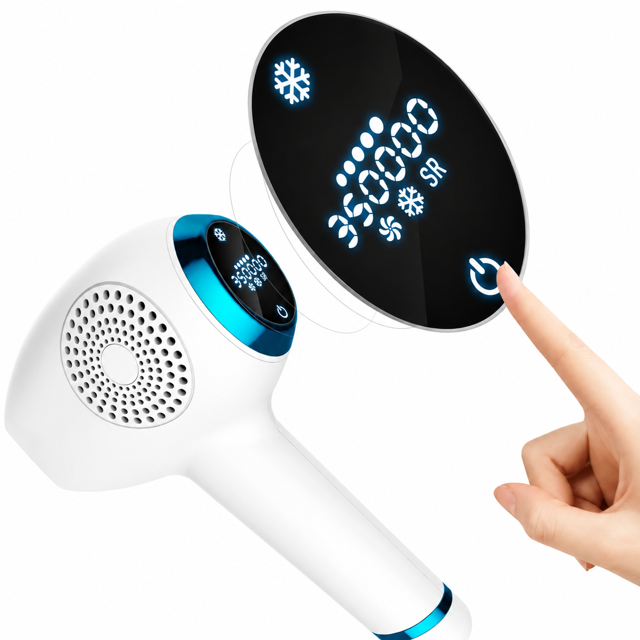 Infinity Ice Effect I Laser Hair Removal | 19J/cm² Max Power | 6-Year Warranty and Free Worldwide Shipping | Elōs Me®